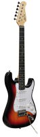 EVER PLAY ST-2 3/4 SB/WH GITARA ELEKTRYCZNA ZESTAW