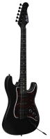 EVER PLAY ST-2 3/4 SBK GITARA ELEKTRYCZNA STRAT HSS CZARNA MAT ZESTAW