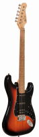 EVER PLAY ST-2 SB/BK GITARA ELEKTRYCZNA ZESTAW