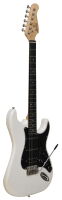 EVER PLAY ST-2 WH/BK GITARA ELEKTRYCZNA ZESTAW