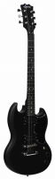 EVER PLAY SG-20 SBK CZARNA MAT GITARA ELEKTRYCZNA ZESTAW