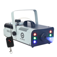 LIGHT4ME FM 1500 LED GENERATOR WYTWORNICA DYMU MGŁY EFEKT 6x1W RGB PILOT KONTROLER ZADYMIARKA