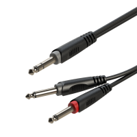 ROXTONE SAYC100L6 KABEL AUDIO JACK 6.3 STEREO 2x JACK 6.3 MONO 6m