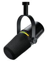 SHURE MV7+-K CZARNY MIKROFON LEKTORSKI WOKALNY XLR USB-C