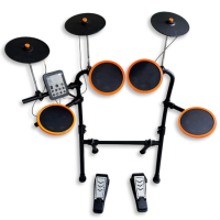 V-TONE ED1 PERKUSJA ELEKTRONICZNA PRZENOŚNA USB MIDI AUX WYJŚCIE SŁUCHAWKOWE PAŁKI KLUCZ ZESTAW