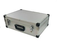 WALIZKA ALUMINIOWA DUŻA Z WYPEŁNIENIEM PIANKOWYM 465x350x170