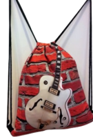 ZEBRA MUSIC PLECAK WOREK Z GITARĄ ELEKTRYCZNĄ TYPU HOLLOWBODY PL07