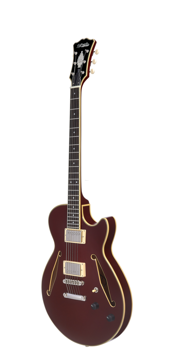 D'Angelico Excel SS Tour Solid Wine - gitara elektryczna