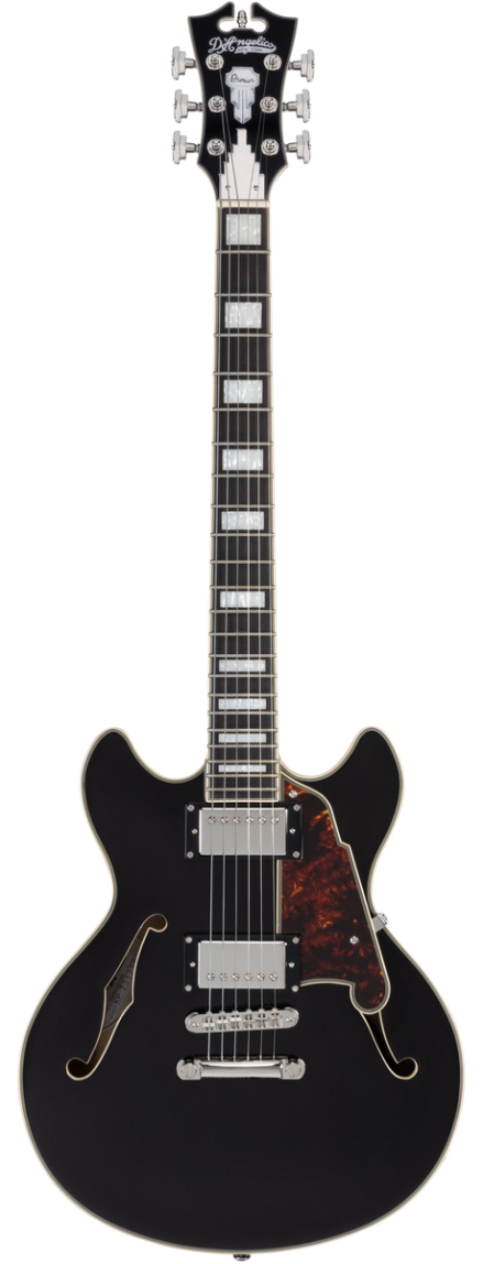 D'Angelico Premier Mini DC Black Flake - gitara elektryczna