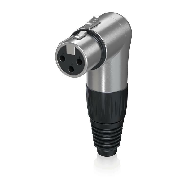 Behringer X3FR-SR XLR kątowy 3-pin żeński, srebrny