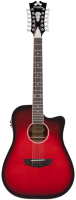 D'angelico Premier Bowery 12 LS Cherry Burst - gitara elektroakustyczna 12-strunowa