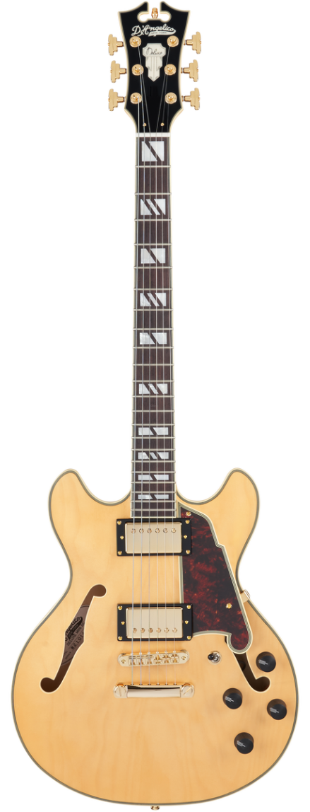 D’Angelico Deluxe Mini DC Satin Honey - gitara elektryczna