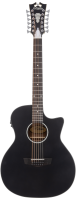 D'angelico Premier Fulton 12 LS Matte Black- gitara elektryczna