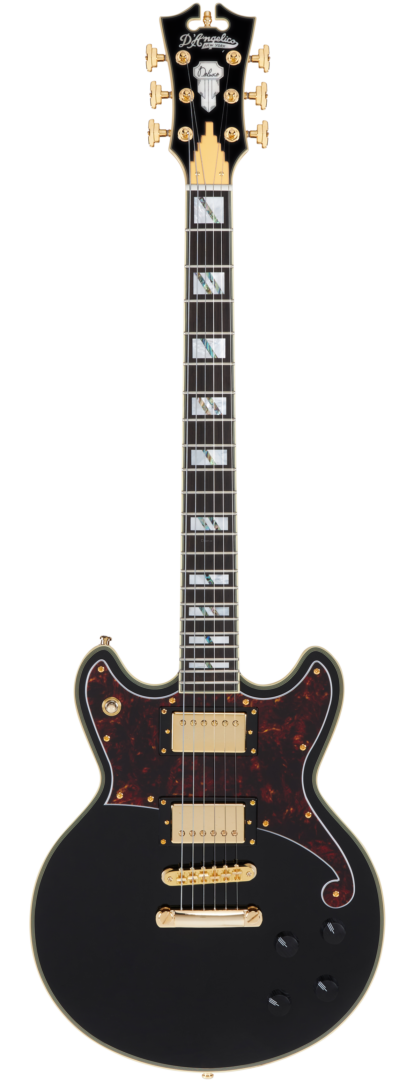 D’Angelico Deluxe Brighton Solid Black - gitara elektryczna