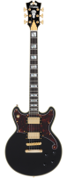 D’Angelico Deluxe Brighton Solid Black - gitara elektryczna