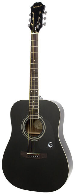 EPIPHONE SONGMAKER DR-100 SQUARE SHOULDER EB EBONY