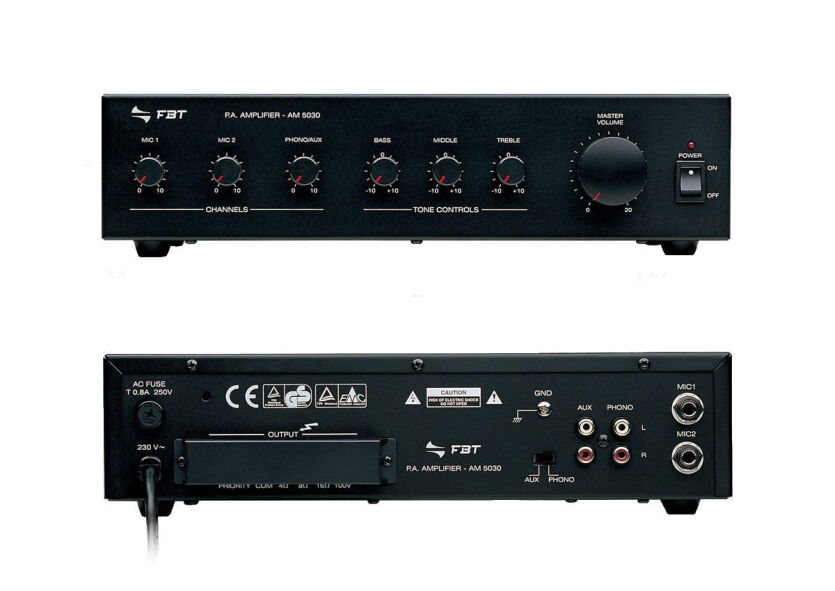 FBT AM 5030 - wzmacniacz mocy linii 100V