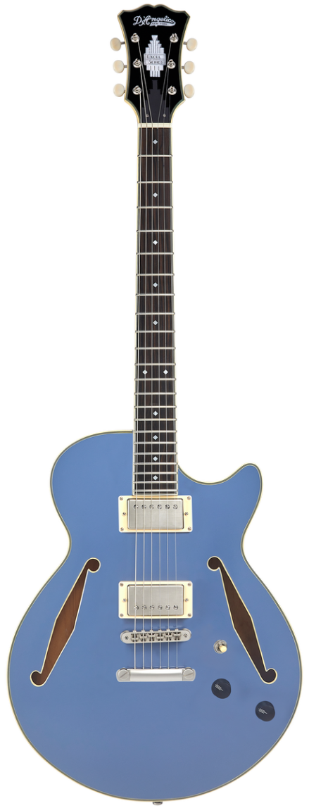 D'Angelico Excel SS Tour Solid Slate Blue - gitara elektryczna