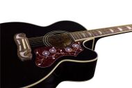 EPIPHONE J-200EC STUDIO SOLID TOP FISHMAN SONITONE BK BLACK - 3