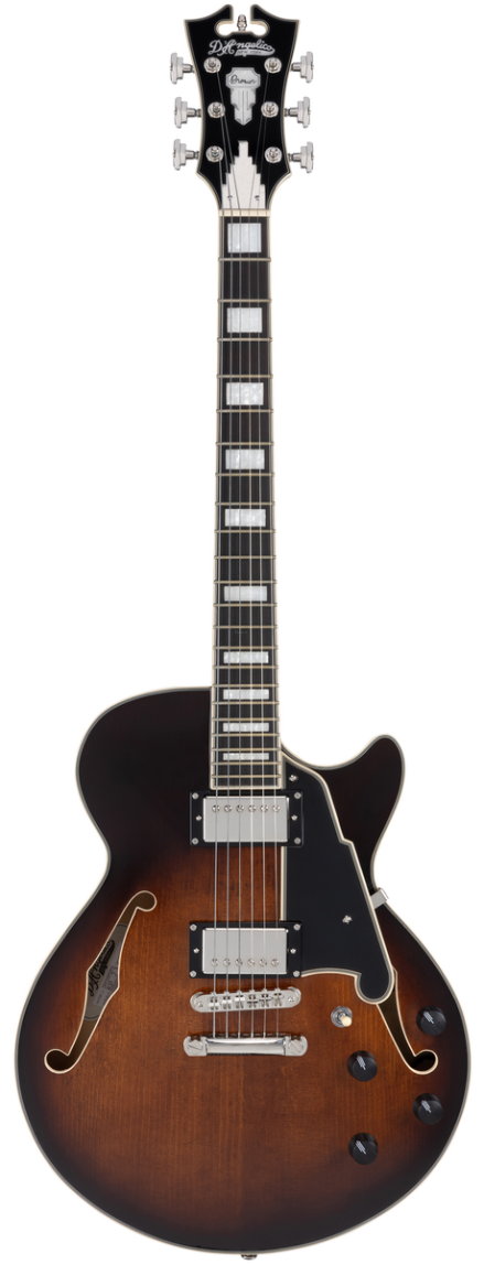 D'Angelico Premier SS Brown Burst - gitara elektryczna