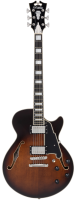 D'Angelico Premier SS Brown Burst - gitara elektryczna