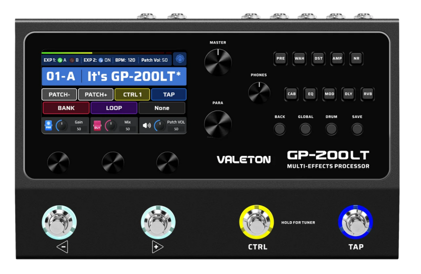 Valeton GP-200LT - multiefekt gitarowy