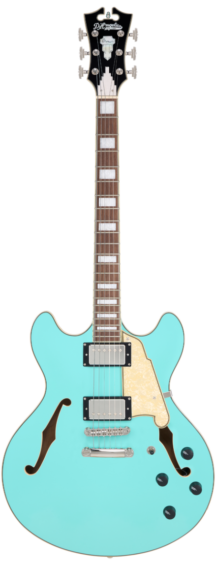 D'Angelico Premier DC Surf Green - gitara elektryczna