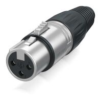 Behringer X3F-SR XLR 3-pin żeński, srebrny