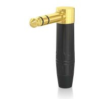 Behringer 4SGR-BK Jack kątowy Stereo 6,3 mm czarny/złoty