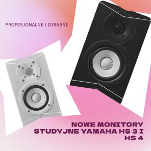 Nowe Yamaha HS 3 i HS 4 - profesjonalne i zgrabne monitory studyjne